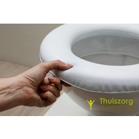 Siège de toilette doux avec revêtement en vinyle pour toilettes normales