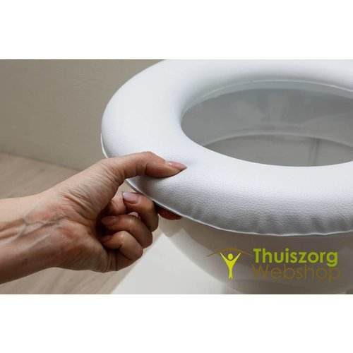 Siège de toilette doux avec revêtement en vinyle pour toilettes normales