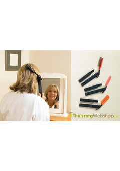 Peigne à cheveux rallongé, pliable