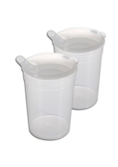 Gobelets transparent avec bec verseur
