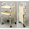 Table roulante (trolley) pliable - en acier