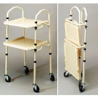 Table roulante (trolley) pliable - en acier