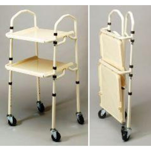 Table roulante (trolley) pliable - en acier