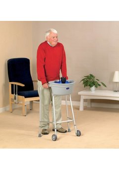 Panier de transport en matière synthétique Buckingham pour cadre de marche