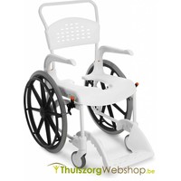 Chaise roulante pour douche Etac Clean avec des grandes roues