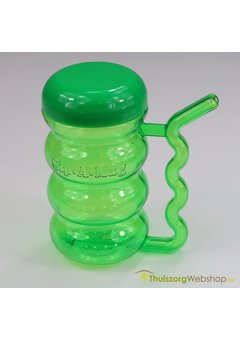 Tasse pour enfants avec paille intégrée dans la poignée