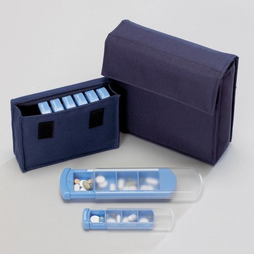 Pochette Medinizer avec 7 boîtes à médicaments