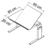 Table de thérapie réglable en hauteur Ropox Vision 90/60 cm