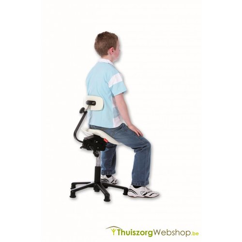 Chaise enfant en forme de selle Swippolino avec dossier Viva