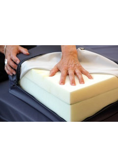 Matelas mousse visco avec housse inco - 200 x 90 x 15 cm