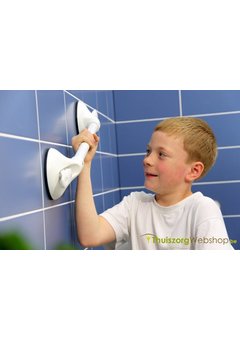Barre murale sur ventouses Mobeli® enfant 26 mm Ø avec indicateur de sécurité