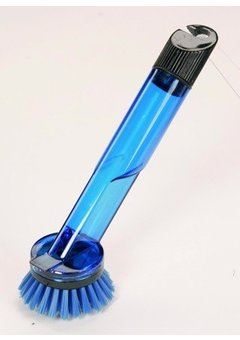 Brosse à vaisselle avec un réservoir pour le détergent