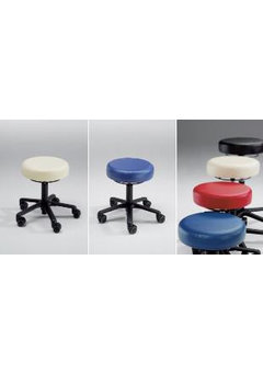 Tabouret Taxi avec 5 roues et une assise rembourrée
