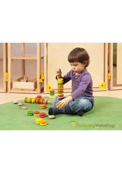 Jeu à enfiler Tours et Chenilles