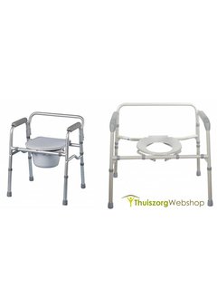 Siège de toilette pliable / cadre de toilette avec siège