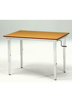 Table de travail pour position assise ou debout, réglable en hauteur DosDos