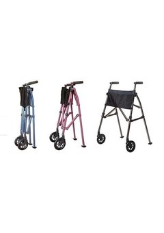 Rollateur ultra léger avec 2 roues et 2 pieds, Foldy