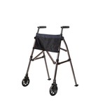 Rollateur ultra léger avec 2 roues et 2 pieds, Foldy