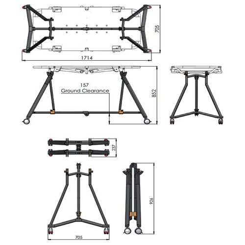 Table de soins mobile Leit