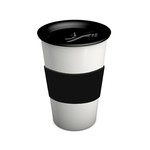 Tasse avec couvercle et bague antidérapante en option