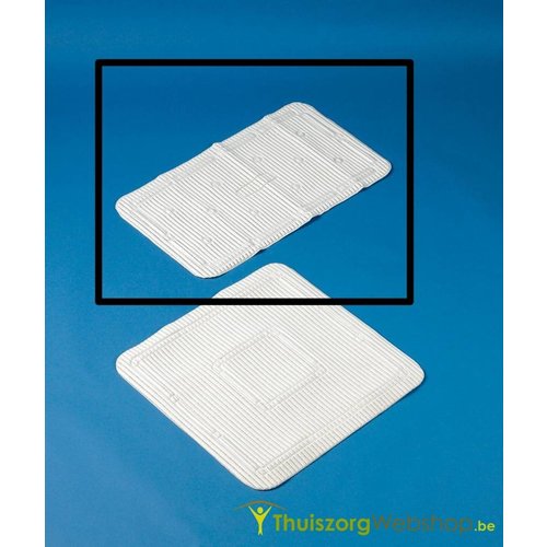 Tapis de bain/douche Softfeel sans latex, antidérapant, blanc