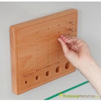 WorkPark Accessoires: Tableau en bois à piques métalliques