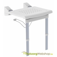 Siège de douche à fixer au mur