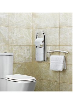 Poignée pour la salle de bain intégrée 2 en 1