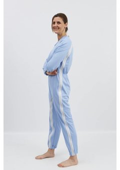 Pyjama avec fermeture à  glissière entre les jambes et entre les jambes