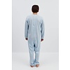 Pyjama bleu avec fermeture à  glissière au dos
