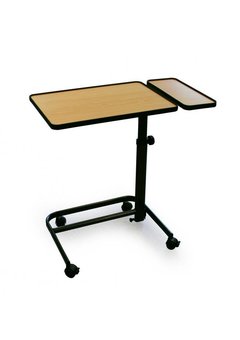 Table de canapé avec tablette latérale fixe