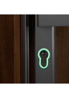 Autocollants phosphorescents pour interrupteur et bord de verrouillage