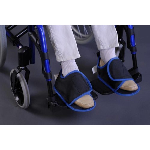 Chausson antidérapant pour fauteuil roulant