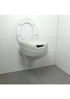 Rampe de toilette 11 cm en caoutchouc mousse avec couvercle