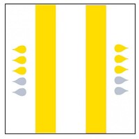 Form "Extra" jaune 4 x 20 pièces