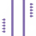 Slip "Maxi" - violet 3 x 20 pièces