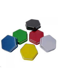 Bouton de discussion hexagonal avec image