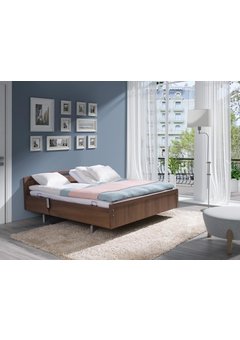 Lit double électrique réglable en hauteur