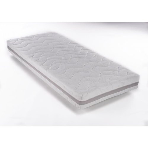 Matelas anti-escarres, type CMHR 40 kg/m³ + visco 50 kg / m³, enroulé en carton - plusieurs dimensions disponibles