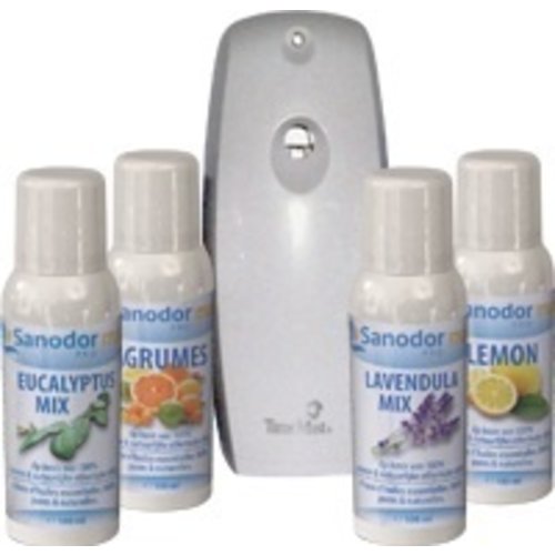 Kit de démarrage Sanodor pro matic + 3 senteurs