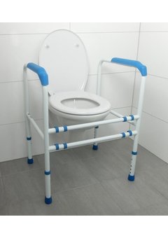 Cadre de toilette réglable
