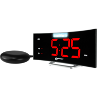 Réveil avec accessoire vibrant sous oreiller