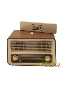 Radio rétro avec 1 bouton de commande