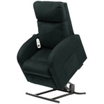 Fauteuil relax électrique bleu Dary avec télécommande simple