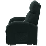 Fauteuil relax électrique bleu Dary avec télécommande simple