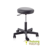 Tabouret réglable avec 5 pieds et roues