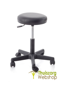 Tabouret réglable avec 5 pieds et roues
