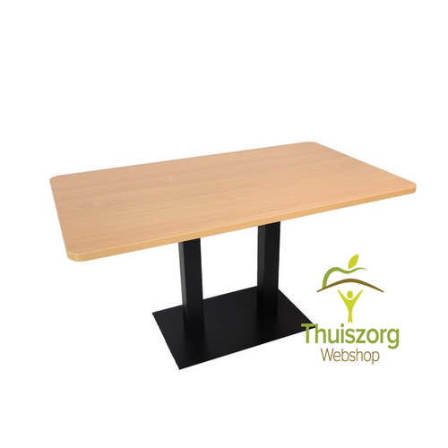 Table avec pied central