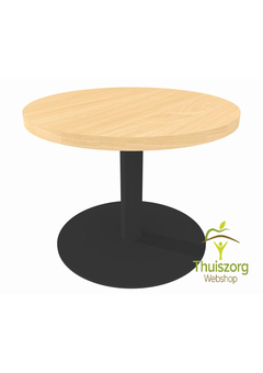 Table ronde avec pied central