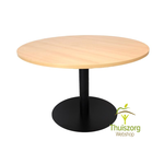 Table ronde avec pied central